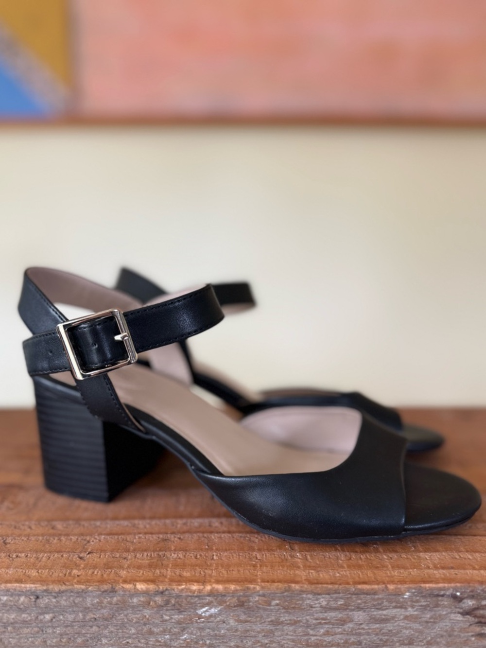 Giani Bernini Memory Foam Heeled Sandals – Size 7